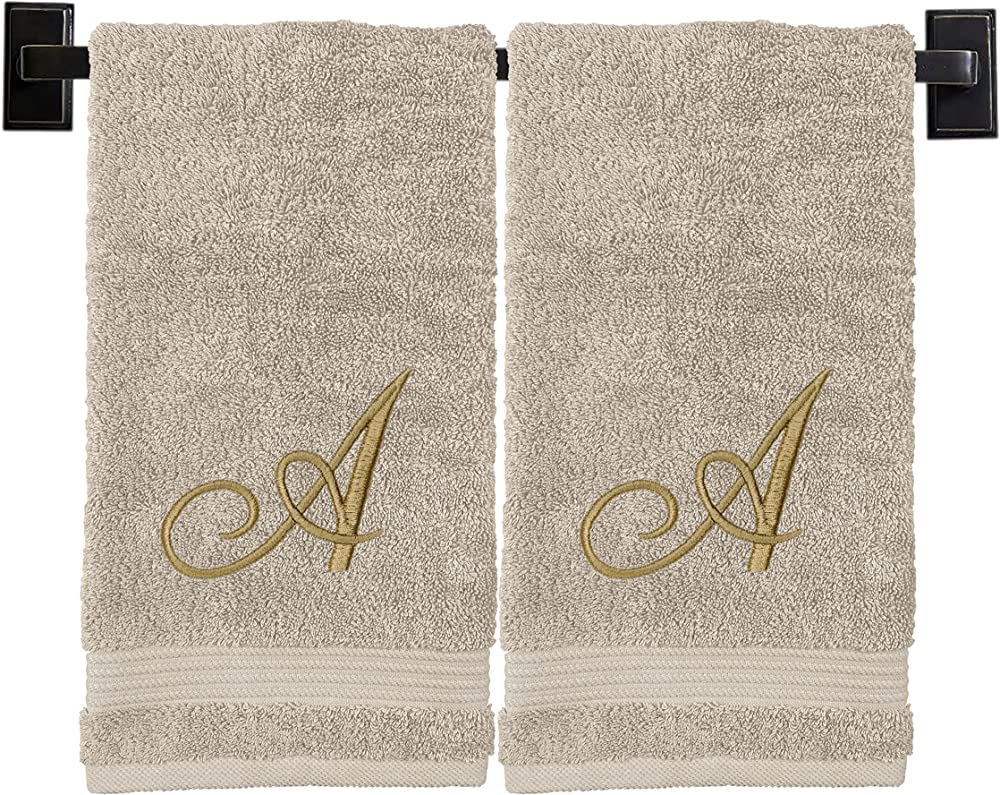 Monogrammed Hand Towels