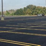 asphalt parking lots